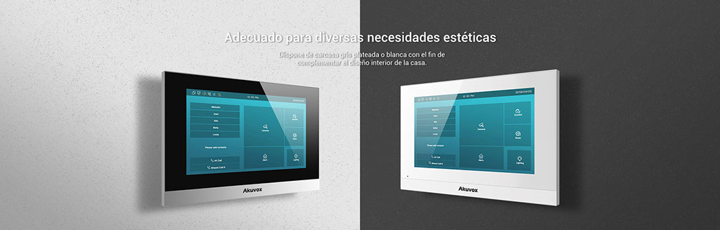 Monitor Akuvox C313WB - Vista lateral