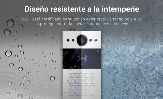Videoportero Akuvox R20K - teclado y lector